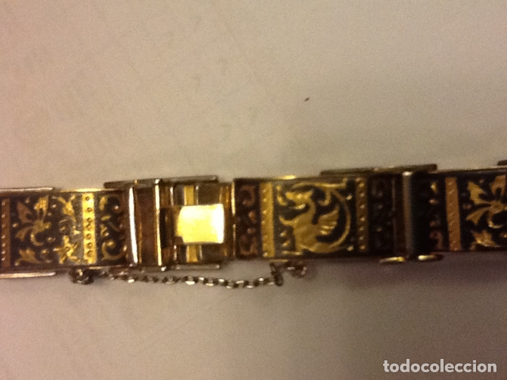 Vintage: PULSERA DAMASQUINADA - Foto 4