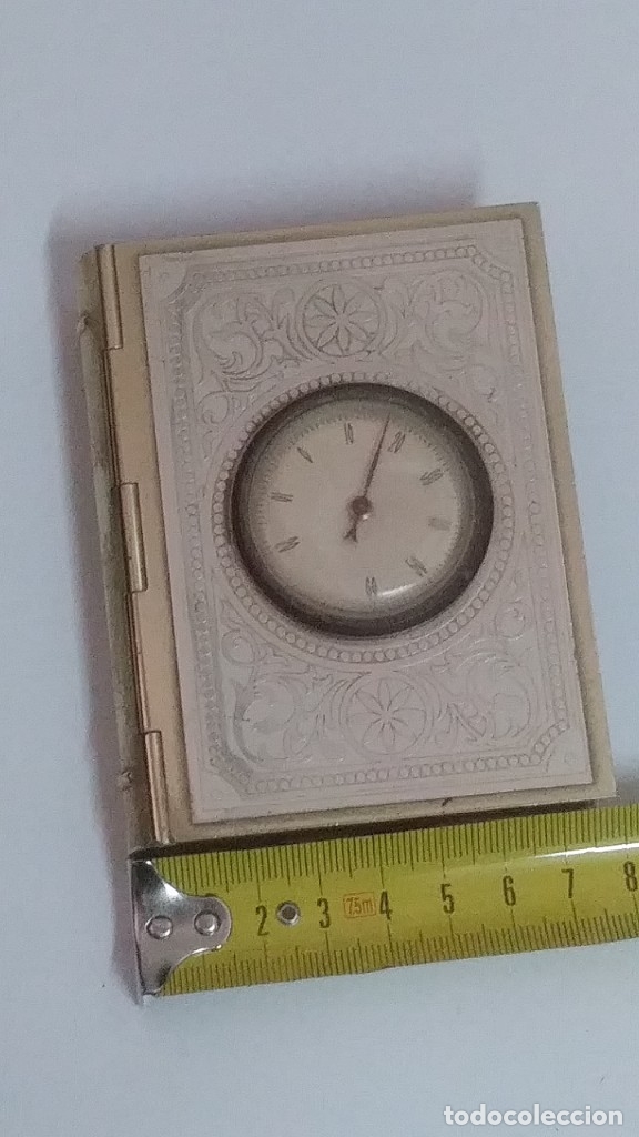 Vintage: caja libro joyero con term&oacute;metro - Foto 2