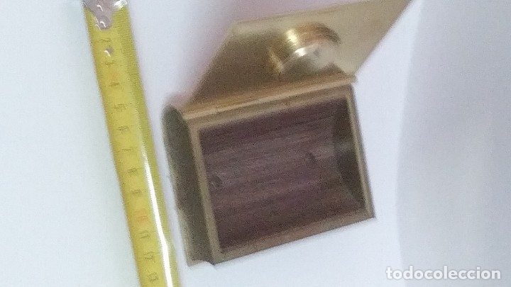 Vintage: caja libro joyero con term&oacute;metro - Foto 3