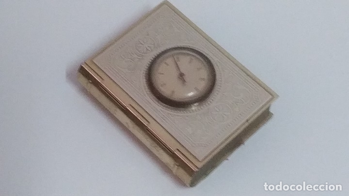 Vintage: caja libro joyero con term&oacute;metro - Foto 6