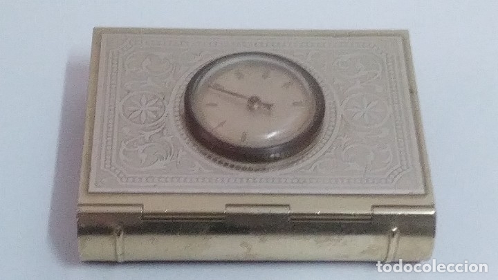 Vintage: caja libro joyero con term&oacute;metro - Foto 7