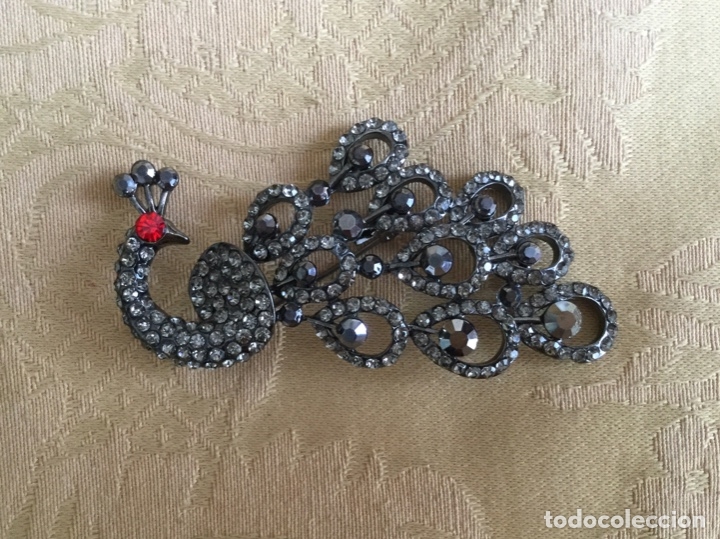 Vintage: BROCHE VINTAGE PAVO REAL - Foto 1
