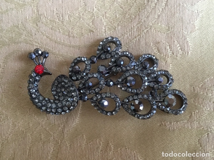 Vintage: BROCHE VINTAGE PAVO REAL - Foto 2