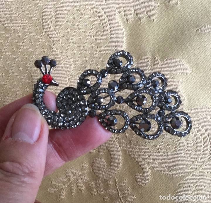 Vintage: BROCHE VINTAGE PAVO REAL - Foto 4