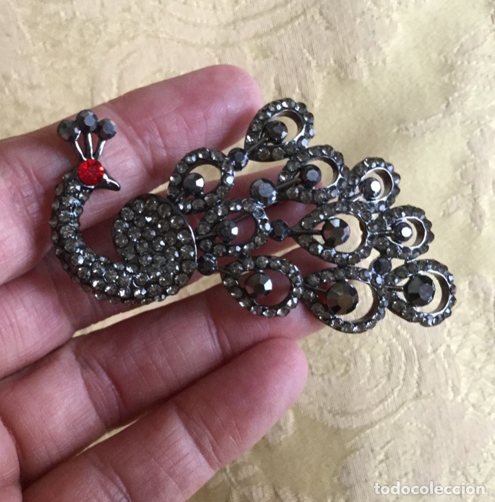 Vintage: BROCHE VINTAGE PAVO REAL - Foto 5