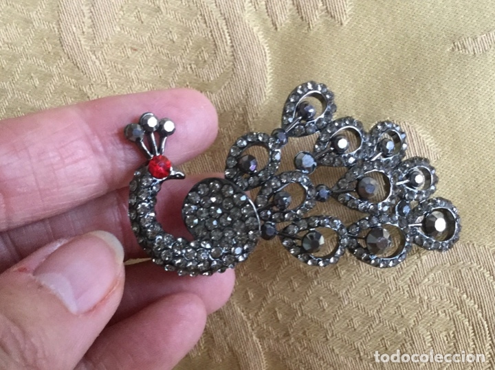 Vintage: BROCHE VINTAGE PAVO REAL - Foto 6
