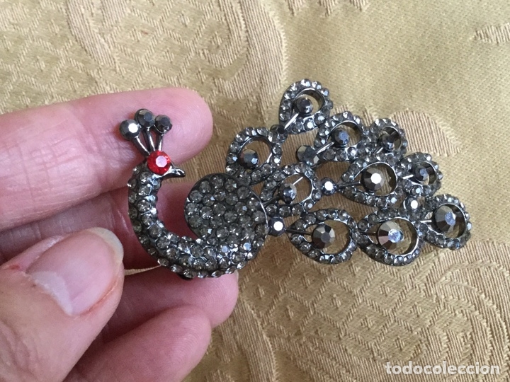 Vintage: BROCHE VINTAGE PAVO REAL - Foto 7