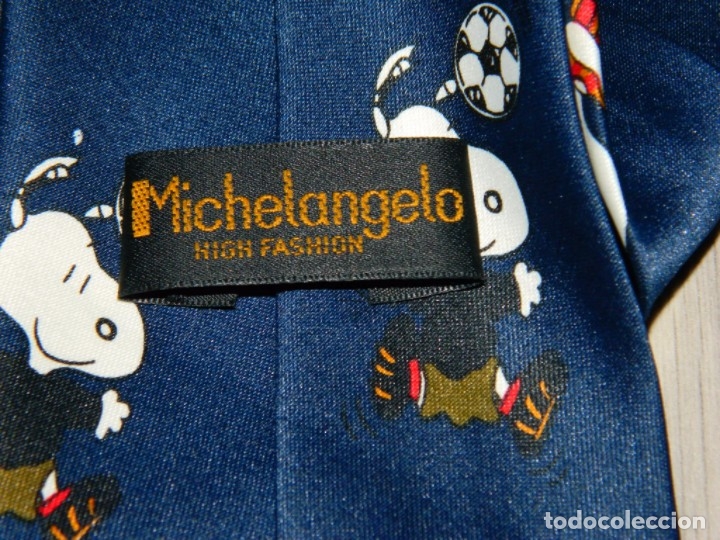 Vintage: SNOOPY Vintage Antigua Corbata Michelangelo - Foto 3