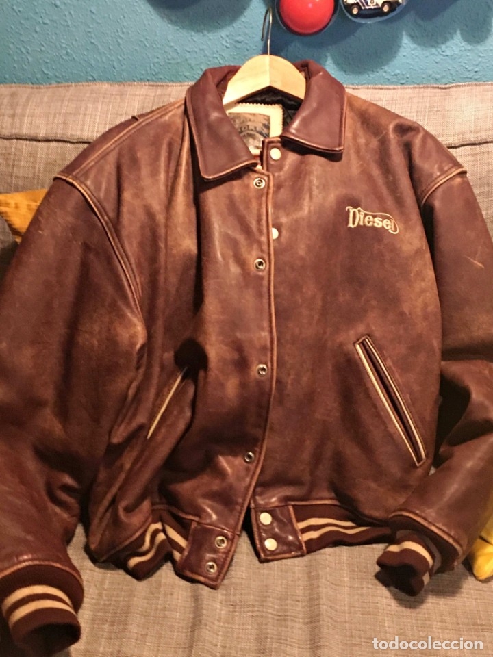 Beisbolera piel hombre vintage marca diesel - Vendido en Venta Directa -  178833448