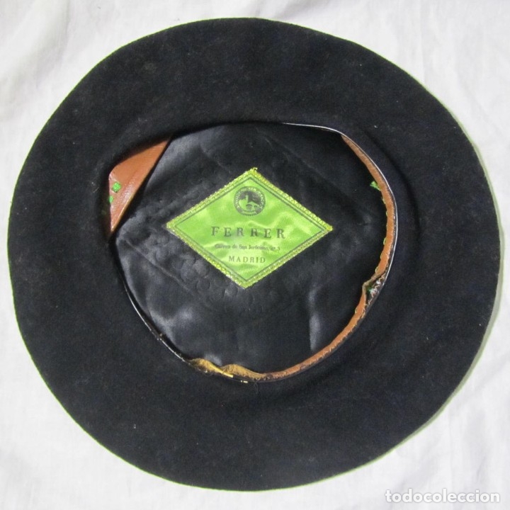 Vintage: Boina negra Ferrer Madrid - Foto 1