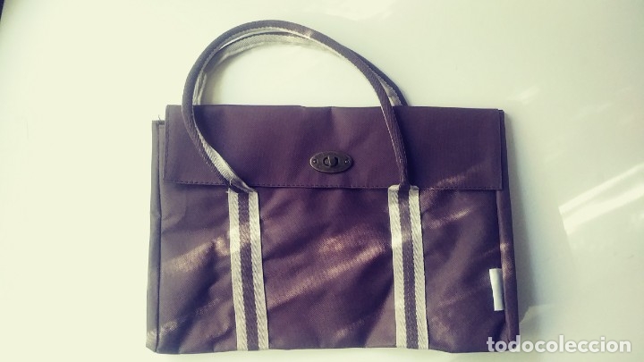 Vintage: BOLSO DE MANO CARAMELO - Foto 1