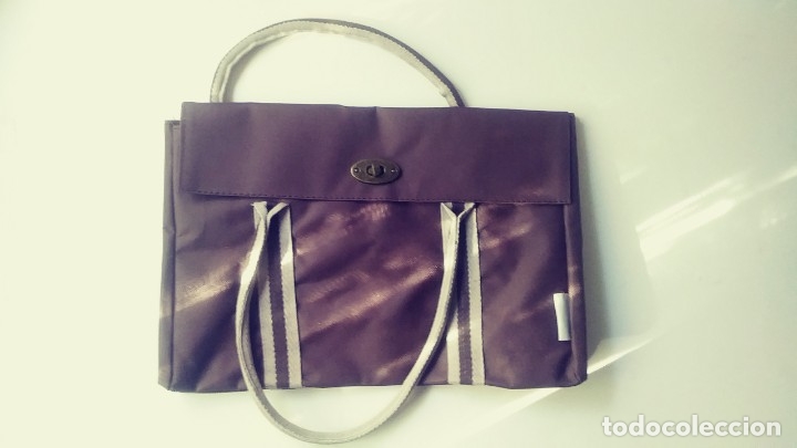 Vintage: BOLSO DE MANO CARAMELO - Foto 2
