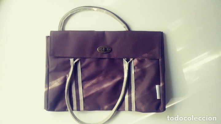 Vintage: BOLSO DE MANO CARAMELO - Foto 3