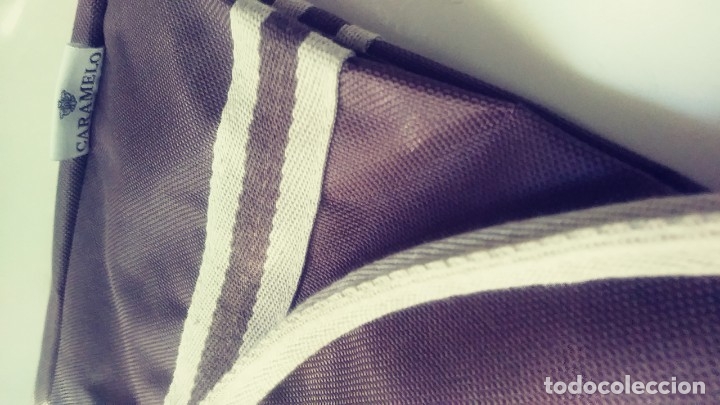 Vintage: BOLSO DE MANO CARAMELO - Foto 5
