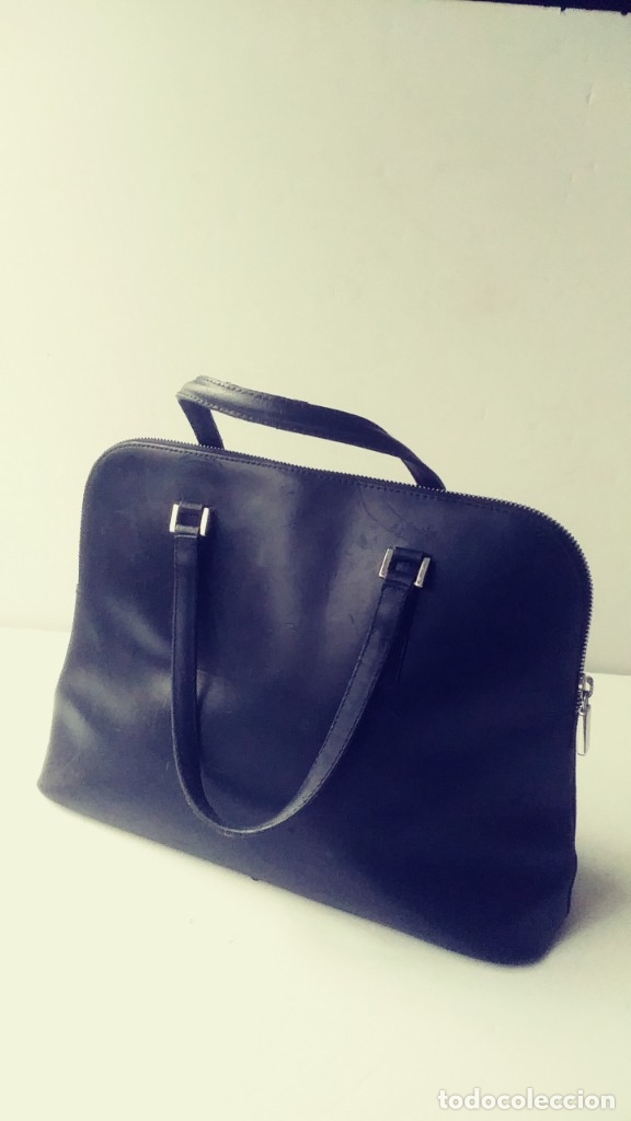 bolso furla de piel azul de mano - Comprar Moda vintage mujer en  todocoleccion - 180426543