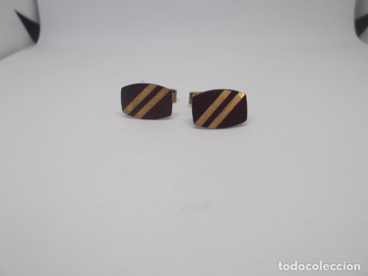 Vintage: Gemelos granates de Antonelli. - Foto 2