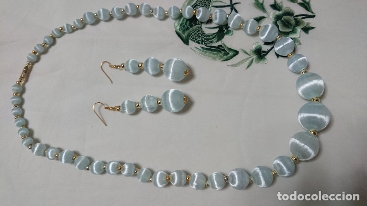 Vintage: CONJUNTO DE COLLAR Y PENDIENTES - Foto 2