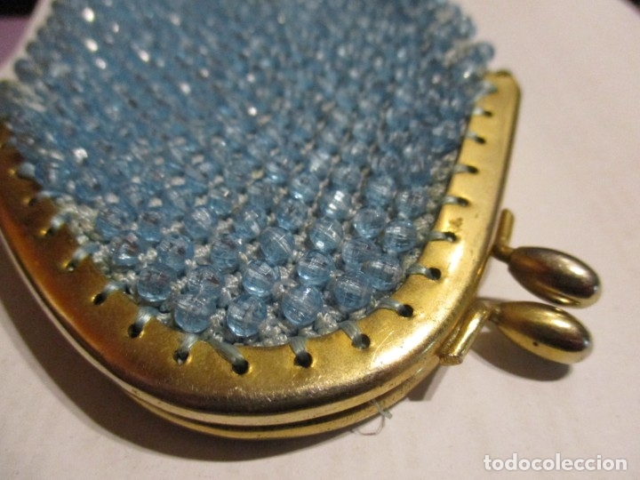 Vintage: monedero pedreria azul cielo - Foto 2