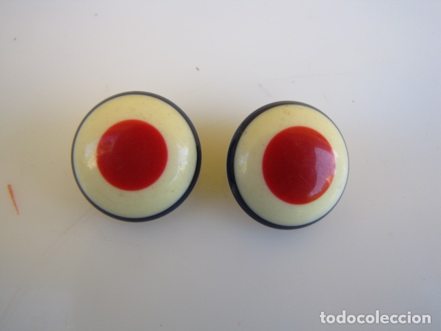 Vintage: Pendientes galatita. Ojos - Foto 2