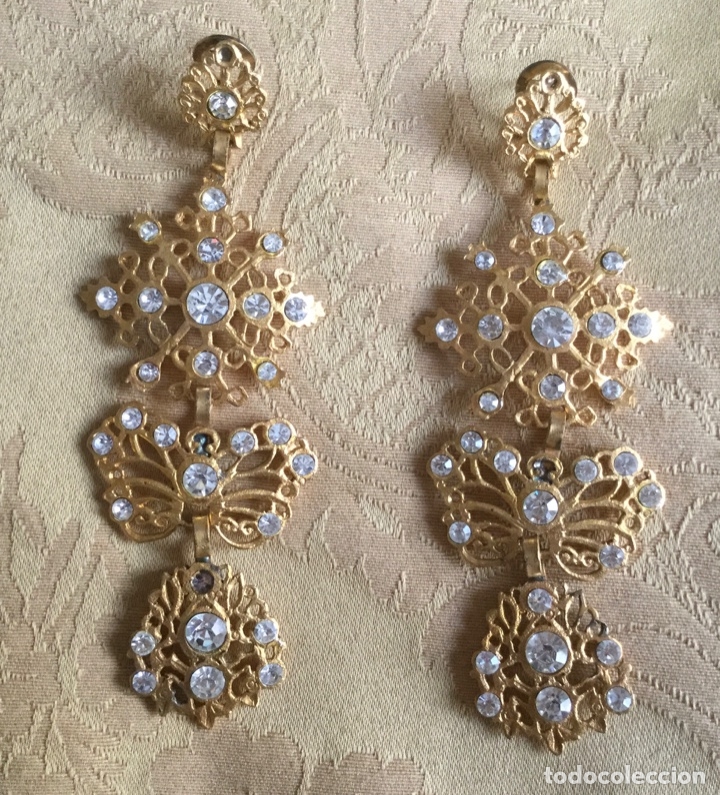 Vintage: ADEREZO, SOFOCANTE Y PENDIENTES VINTAGE PARA INDUMENTARIA - Foto 7