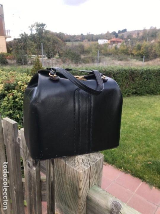 Vintage: Bolso, negro, a&ntilde;o 50-60 - Foto 1