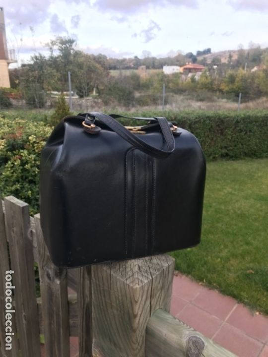 Vintage: Bolso, negro, a&ntilde;o 50-60 - Foto 2