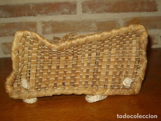 Vintage: MOCHILA DE JUNCOS ARTESANAL.SIN USO. - Foto 7