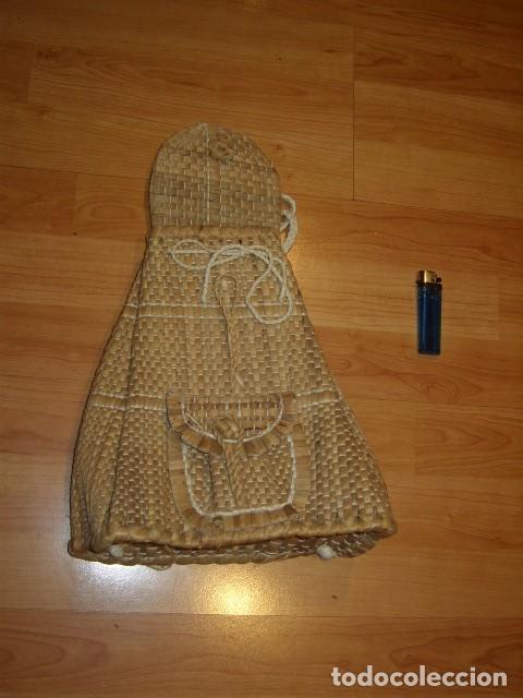 Vintage: MOCHILA DE JUNCOS ARTESANAL.SIN USO. - Foto 10