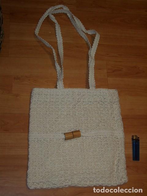 Vintage: BOLSO DE HILO DE ALGODON,SIN USO. - Foto 1