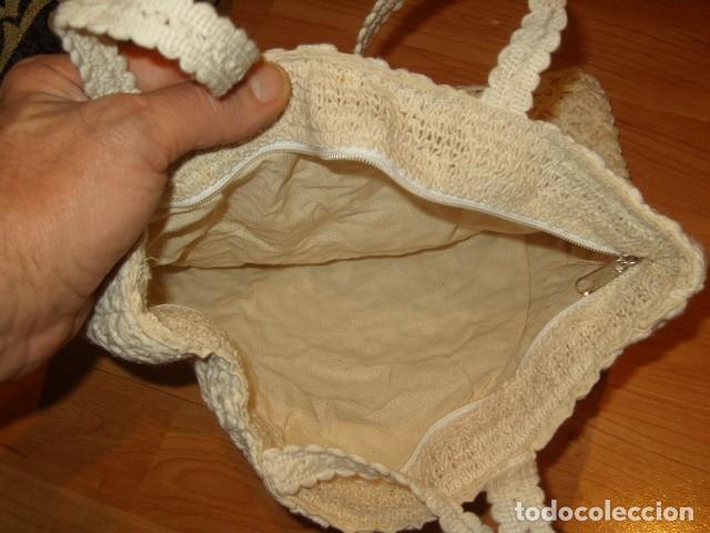 Vintage: BOLSO DE HILO DE ALGODON,SIN USO. - Foto 6