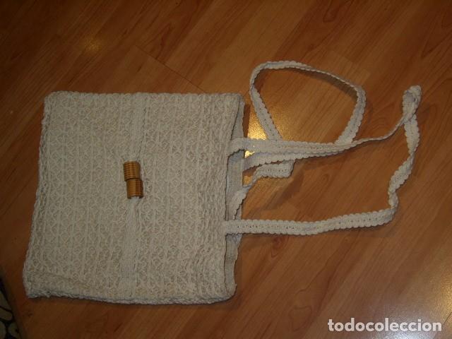 Vintage: BOLSO DE HILO DE ALGODON,SIN USO. - Foto 7