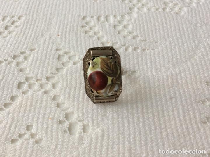 Vintage: Anillo a&ntilde;os 70 con esmalte - Foto 1
