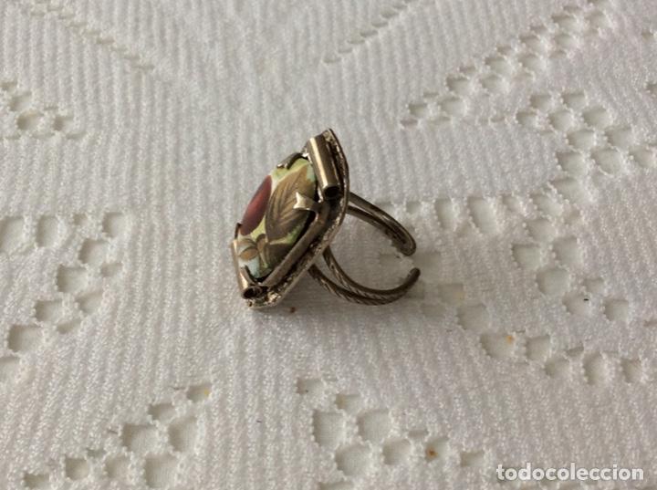 Vintage: Anillo a&ntilde;os 70 con esmalte - Foto 2