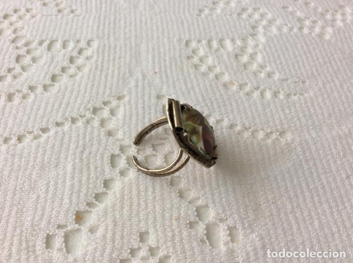 Vintage: Anillo a&ntilde;os 70 con esmalte - Foto 3