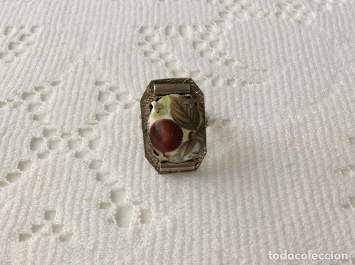 Vintage: Anillo a&ntilde;os 70 con esmalte - Foto 4