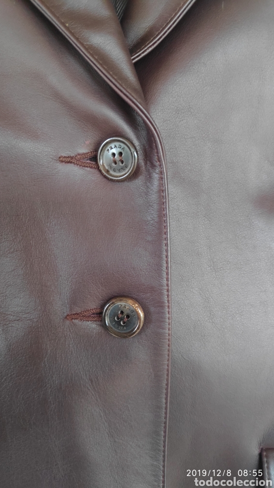 Vintage: CHAQUETA PRADA DE PIEL - Talla 44 - Foto 3