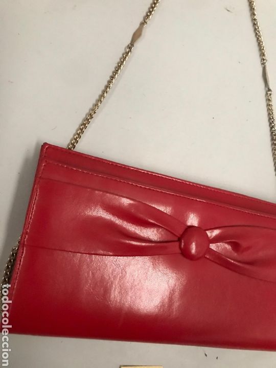 Vintage: Antiguo bolso retro de cuero - Foto 2