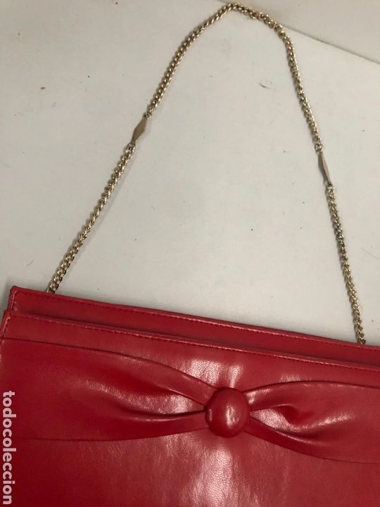 Vintage: Antiguo bolso retro de cuero - Foto 3