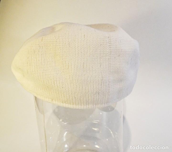 Vintage: Gorra blanca boina con visera - Foto 2