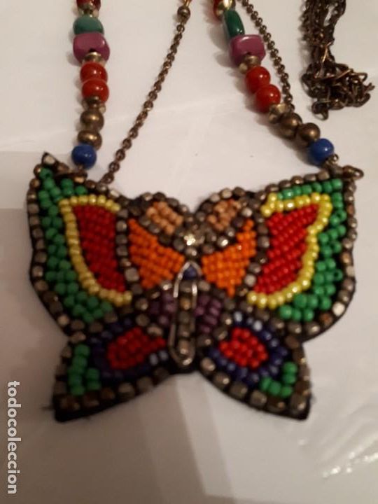 Vintage: Curiosa mariposa de pedreria - Foto 2