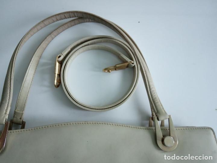 Vintage: Bolso beige piel de Abad y Catal&aacute;n - Foto 4