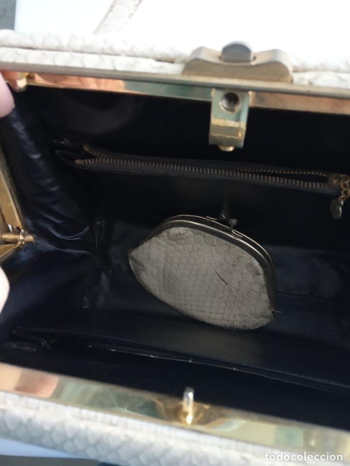 Vintage: Bolso blanco piel - Foto 3
