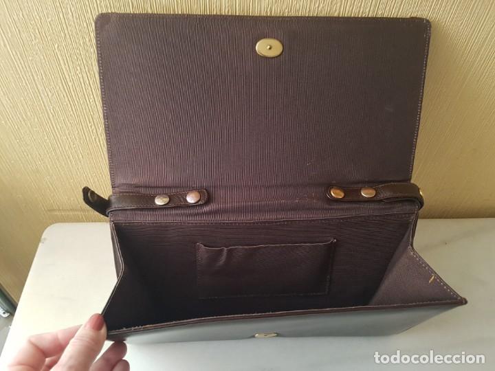 Vintage: Bolso tipo cluch piel de serpiente - Foto 4