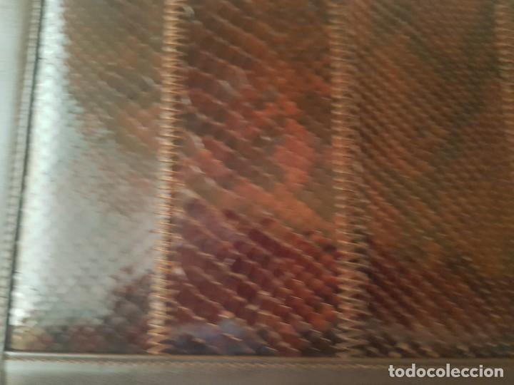 Vintage: Bolso tipo cluch piel de serpiente - Foto 11