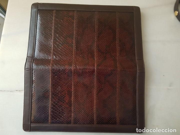 Vintage: Bolso tipo cluch piel de serpiente - Foto 13
