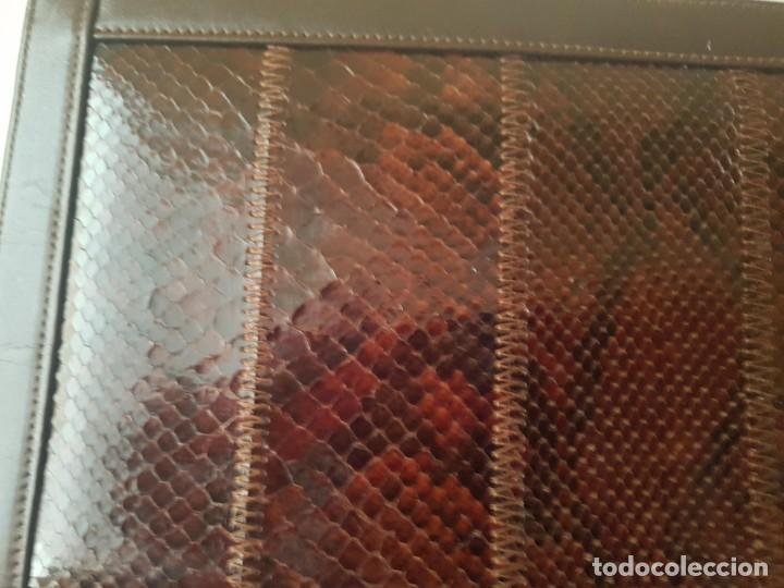 Vintage: Bolso tipo cluch piel de serpiente - Foto 15