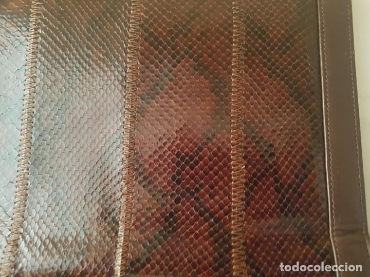 Vintage: Bolso tipo cluch piel de serpiente - Foto 16