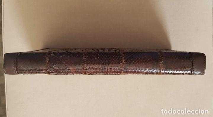 Vintage: Bolso tipo cluch piel de serpiente - Foto 21