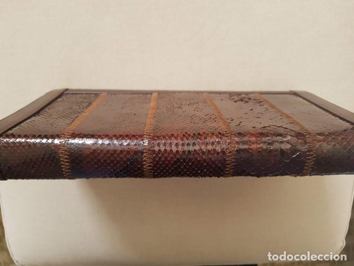 Vintage: Bolso tipo cluch piel de serpiente - Foto 22
