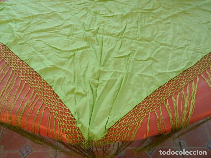 Mantoncillo Flamenca Verde Medidas 140x60 Cm Comprar Moda Vintage Mujer En Todocoleccion 192819640